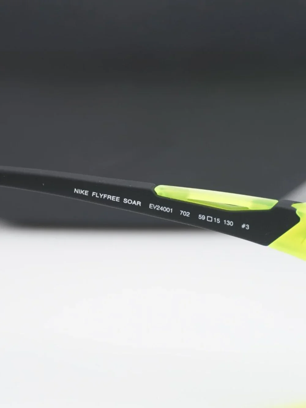 Nike FLYFREE SOAR EV24001 702 Square Sunglasses - Matte Volt